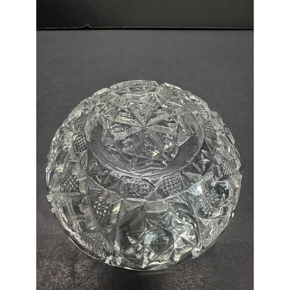Vintage Fostoria Shelton Star Bowls Crystal Cut Clear Glass 4.5" DIA Set of 4 - Picture 5 of 7